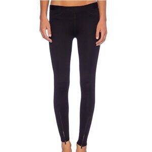 New Rag & Bone Lawson Herringbone Black Ankle Zipper Legging Pants Sz Small